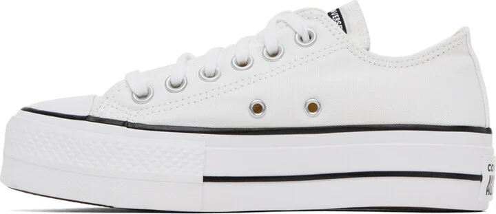 Converse White Chuck Taylor All Star Lift Sneakers - Image 3