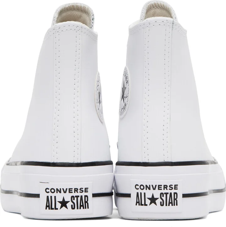 Converse White Chuck Taylor All Star Lift Sneakers - Image 2