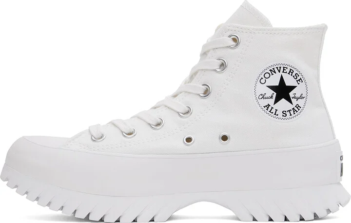 Converse White Chuck Taylor All Star Lugged 2.0 Sneakers - Image 3
