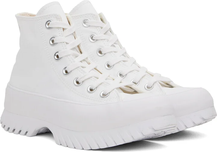 Converse White Chuck Taylor All Star Lugged 2.0 Sneakers - Image 4