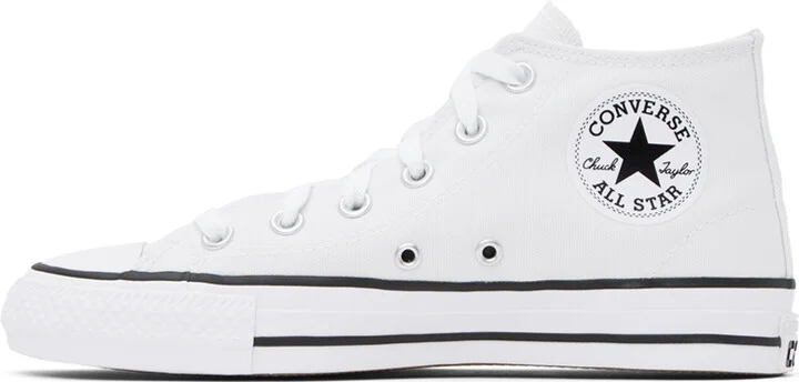 Converse White Chuck Taylor All Star Pro Seasonal Sneakers - Image 3