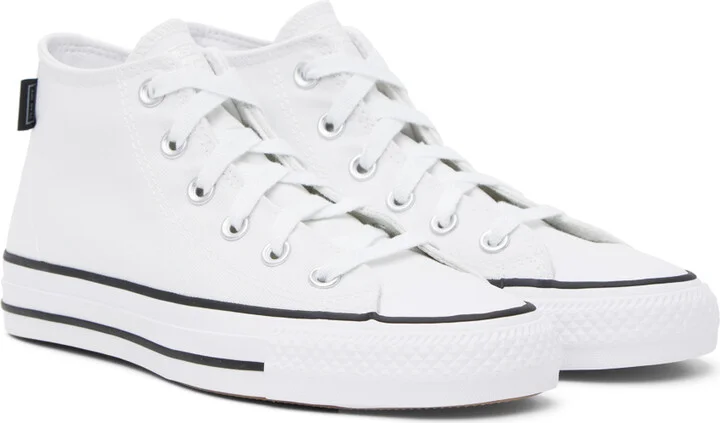 Converse White Chuck Taylor All Star Pro Seasonal Sneakers - Image 4