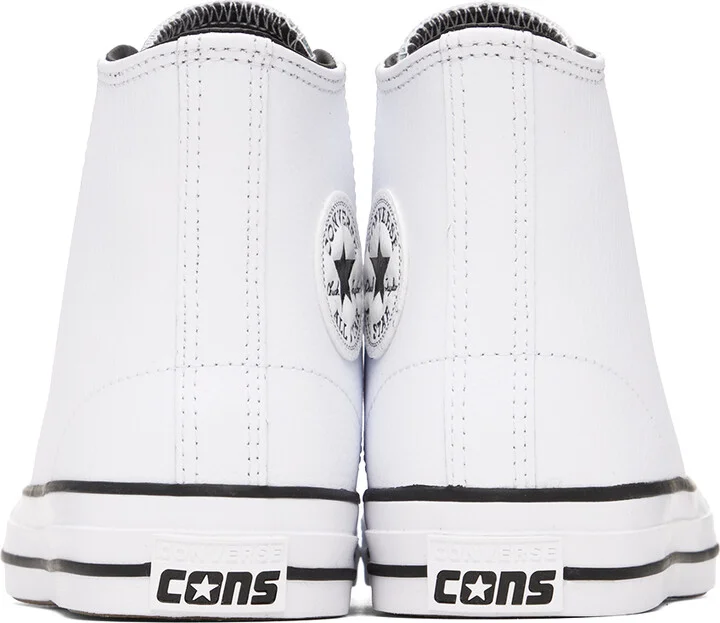 Converse White Chuck Taylor All Star Pro Sneakers - Image 2