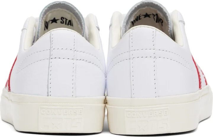 Converse White CONS One Star Academy Pro Sneakers - Image 2