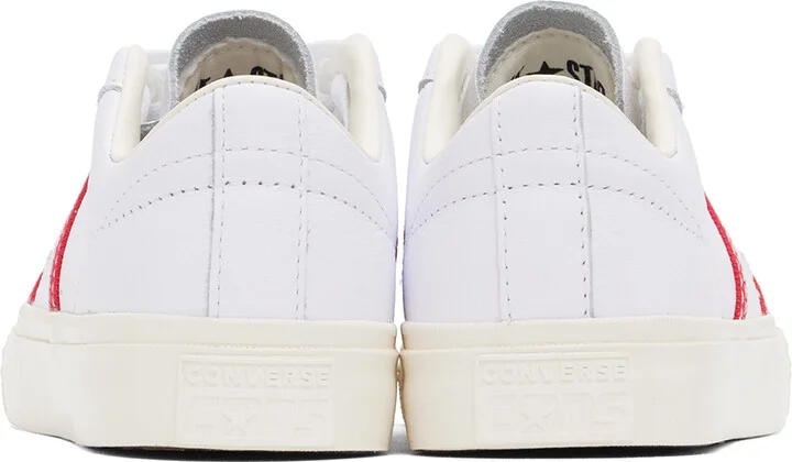 Converse White One Star Academy Pro Leather Low Top Sneakers - Image 2