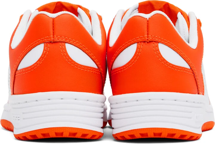 Converse White & Orange Weapon Low Top Sneakers - Image 2