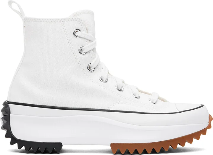 Converse White Run Star Hike High Top Sneakers