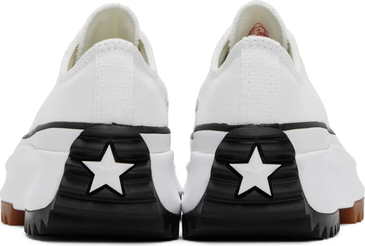 Converse White Run Star Hike Low Top Sneakers - Image 2