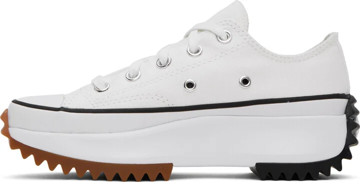 Converse White Run Star Hike Low Top Sneakers - Image 3