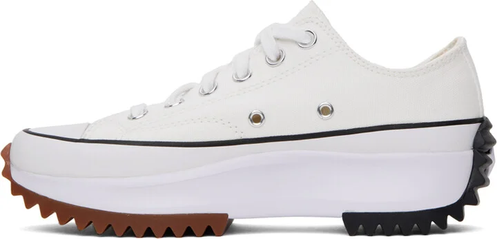 Converse White Run Star Hike Sneakers - Image 3