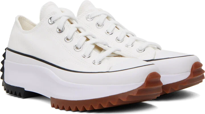 Converse White Run Star Hike Sneakers - Image 4