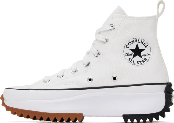 Converse White Run Star Hike Sneakers - Image 3