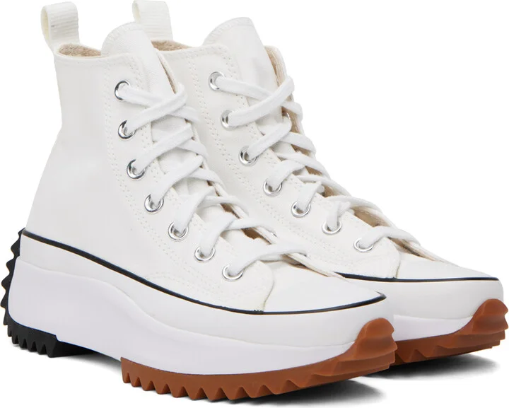 Converse White Run Star Hike Sneakers - Image 4
