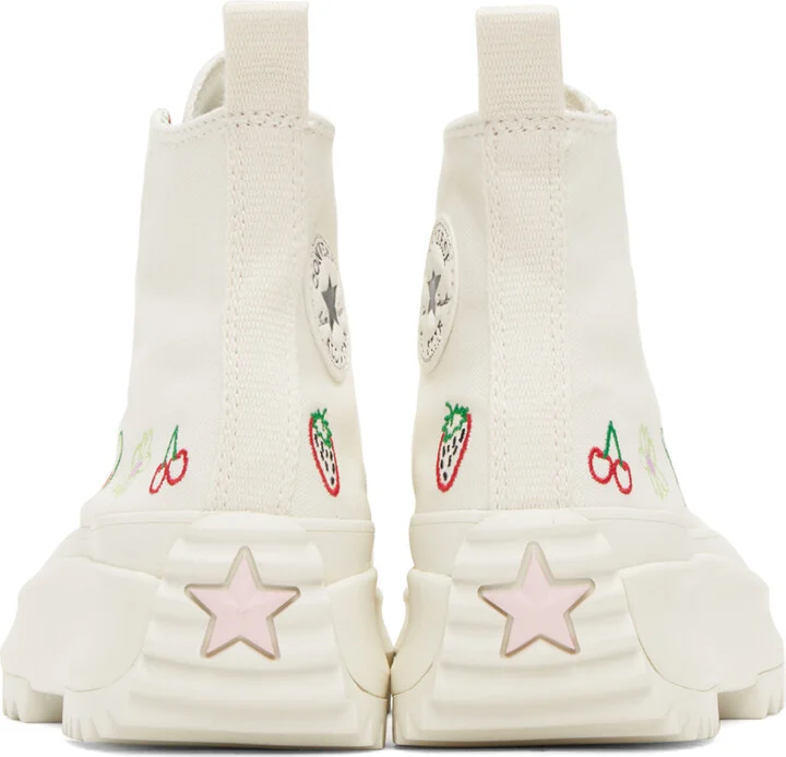 Converse White Run Star Hike Sneakers - Image 2