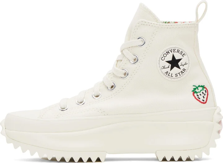 Converse White Run Star Hike Sneakers - Image 3