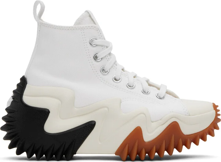 Converse White Run Star Motion High Top Sneakers