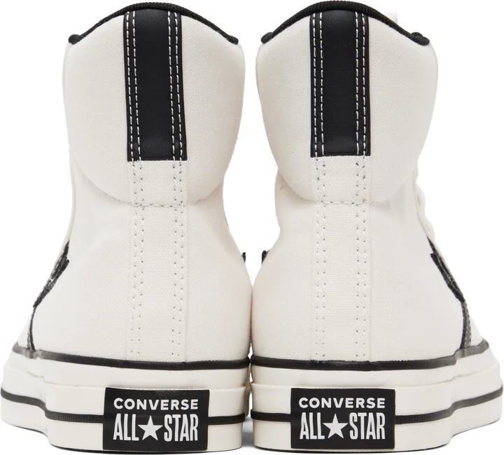Converse White Star Player 76 High Top Sneakers - Image 2