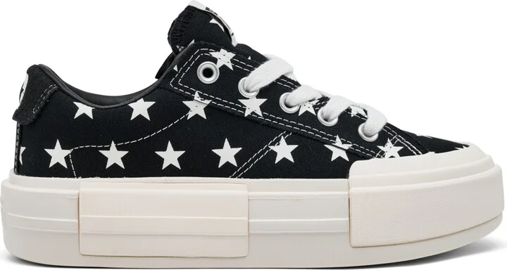 Converse Women's Chuck Taylor All Star Cruise Archive Stars Casual Sneakers from Finish Line - Black, Vintage White - Image 2