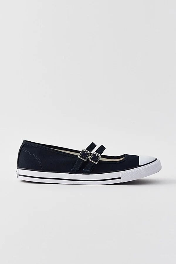 Converse Women's Chuck Taylor All Star Dainty Mary Jane Sneaker in Black/Egret/Black - Image 3