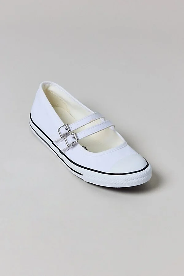 Converse Women's Chuck Taylor All Star Dainty Mary Jane Sneaker in Black/Egret/Black - Image 6