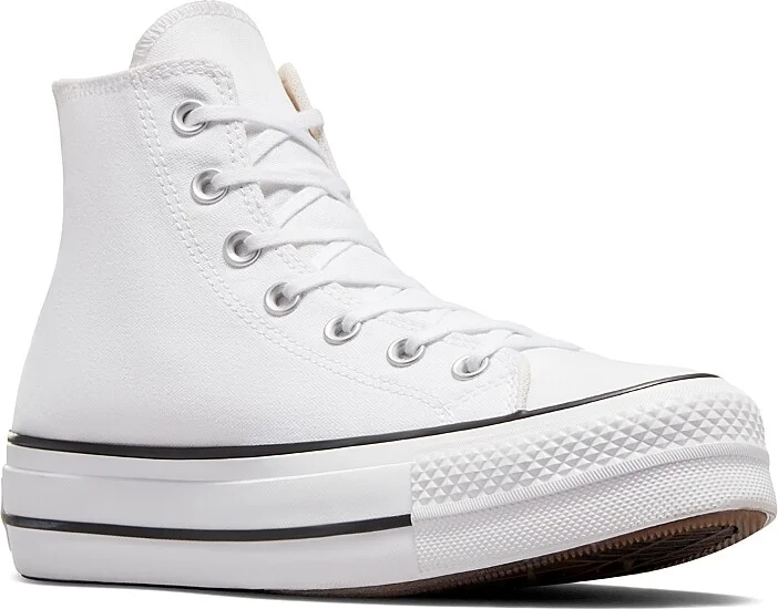 Converse Women's Chuck Taylor All Star Hi Top Black & White Platform Sneakers