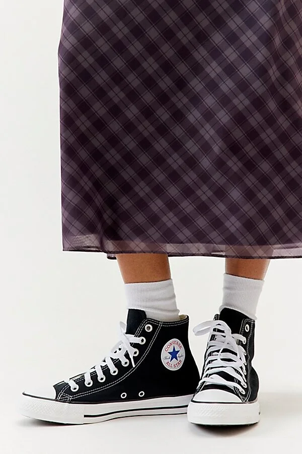 Converse Women's Chuck Taylor All Star High Top Sneaker in Black - Image 3