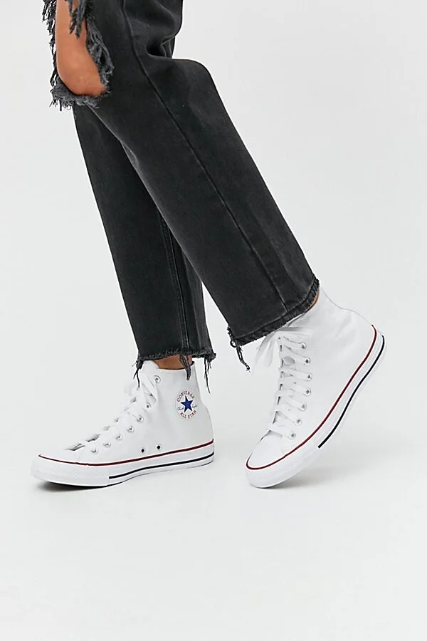 Converse Women's Chuck Taylor All Star High Top Sneaker in Black - Image 7