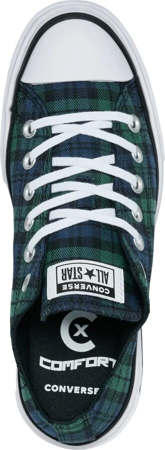 Converse Women's Chuck Taylor All Star Lift Double Stack Low Top Platform Casual Sneakers from Finish Line - Navy, Black, Branch Out - Image 5