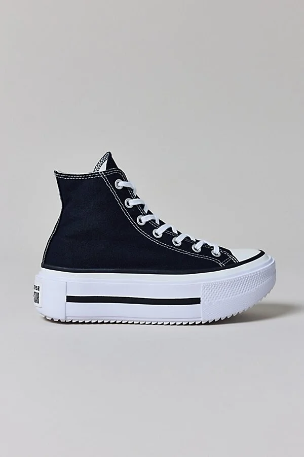 Converse Women's Chuck Taylor All Star Lift Double Stack Sneaker in Blk/Noir - Image 2