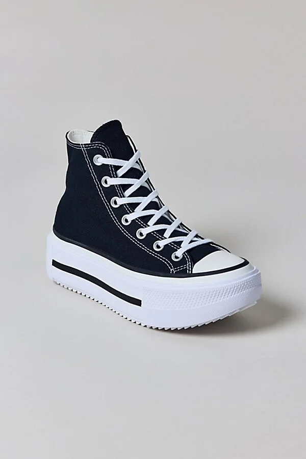 Converse Women's Chuck Taylor All Star Lift Double Stack Sneaker in Blk/Noir - Image 3