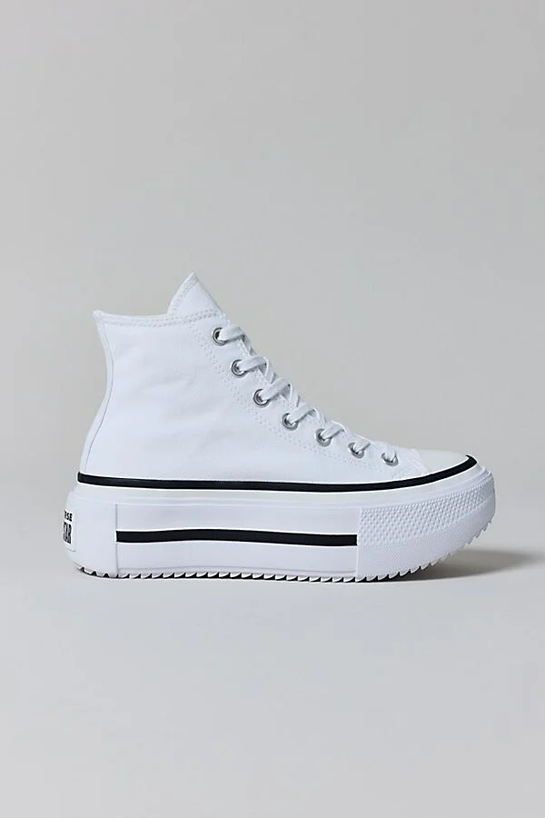 Converse Women's Chuck Taylor All Star Lift Double Stack Sneaker in Blk/Noir - Image 6