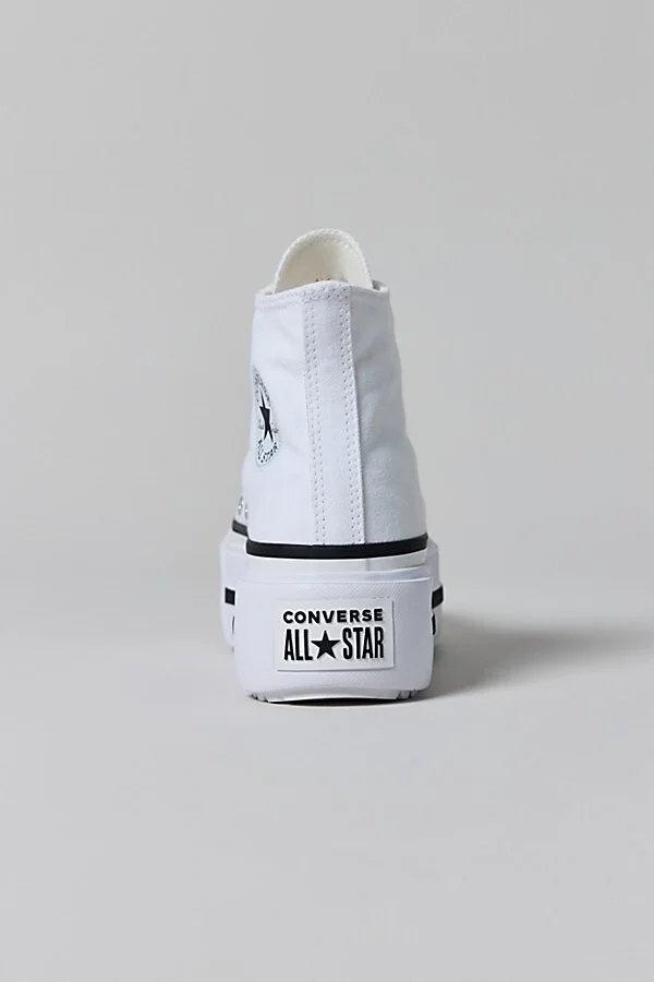 Converse Women's Chuck Taylor All Star Lift Double Stack Sneaker in Blk/Noir - Image 8