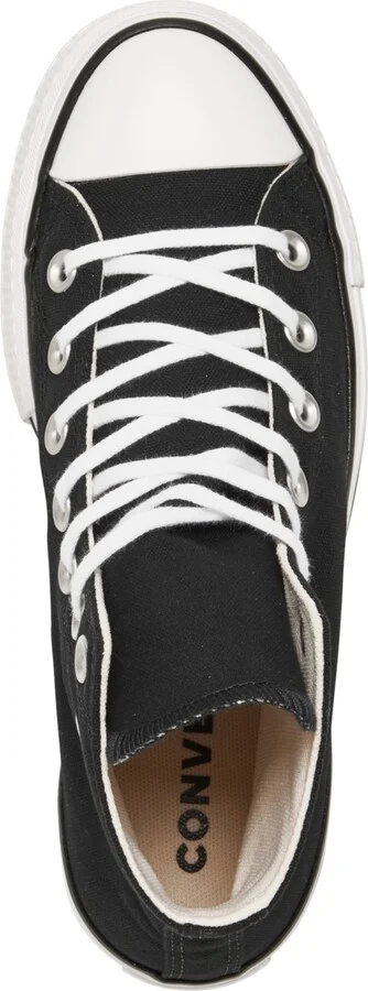 Converse Women's Chuck Taylor All Star Lift Platform High Top Casual Sneakers from Finish Line - Black, White - Image 5