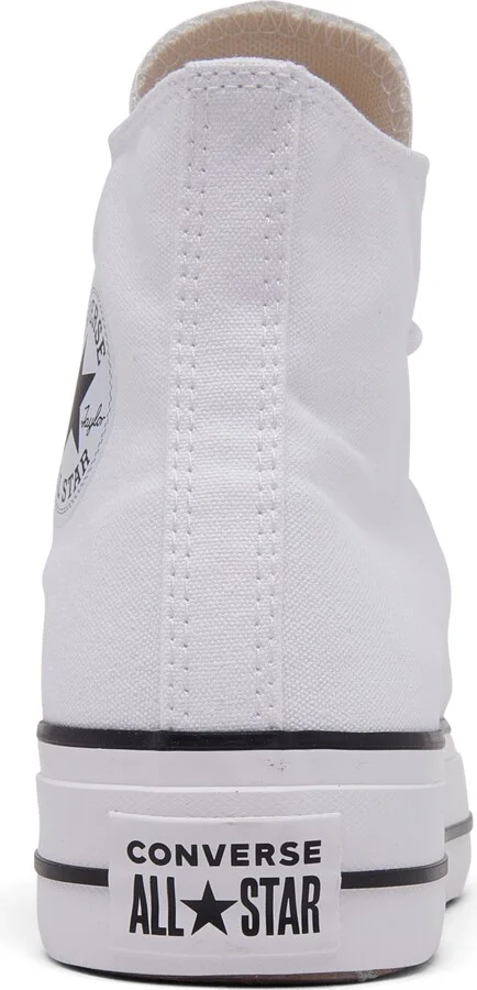Converse Women's Chuck Taylor All Star Lift Platform High Top Casual Sneakers from Finish Line - Black, White - Image 9