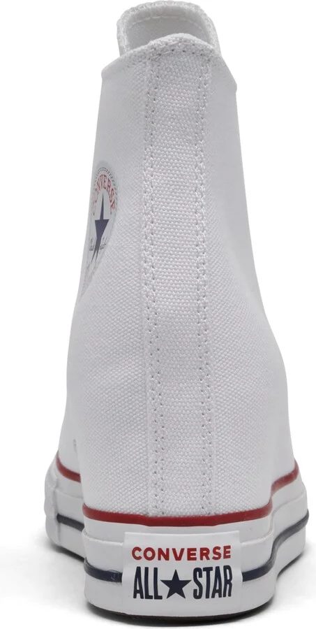 Converse Women's Chuck Taylor All Star Wedge Platform Casual Sneakers from Finish Line - White, Red, Navy - Image 5