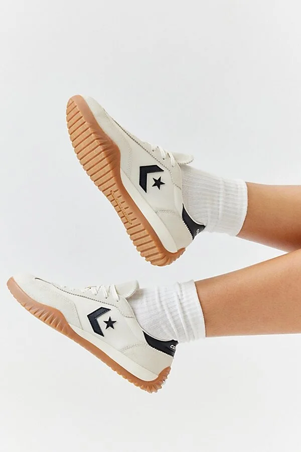 Converse Women's Run Star Trainer Sneaker in Egret/Black/Honey