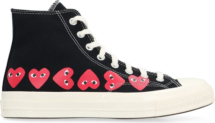 Converse X Comme Des Garçons Play - Chuck 70 High-top Sneakers - Image 2