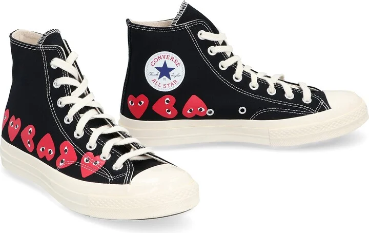 Converse X Comme Des Garçons Play - Chuck 70 High-top Sneakers - Image 3
