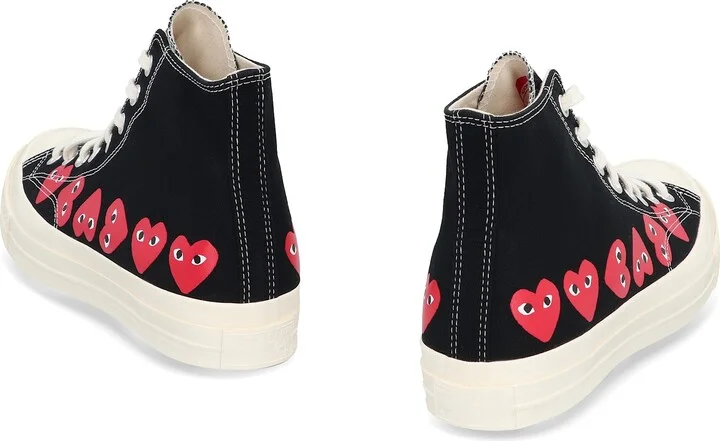 Converse X Comme Des Garçons Play - Chuck 70 High-top Sneakers - Image 4