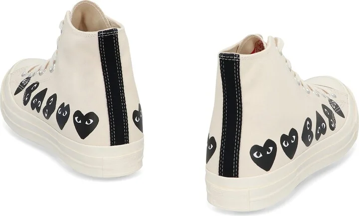 Converse X Comme Des Garçons Play - Chuck 70 High-top Sneakers - Image 4