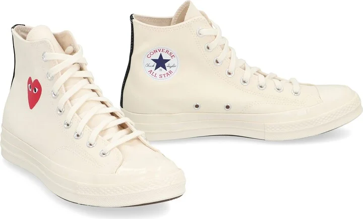 Converse X Comme Des Garçons Play - Chuck 70 High-top Sneakers - Image 3