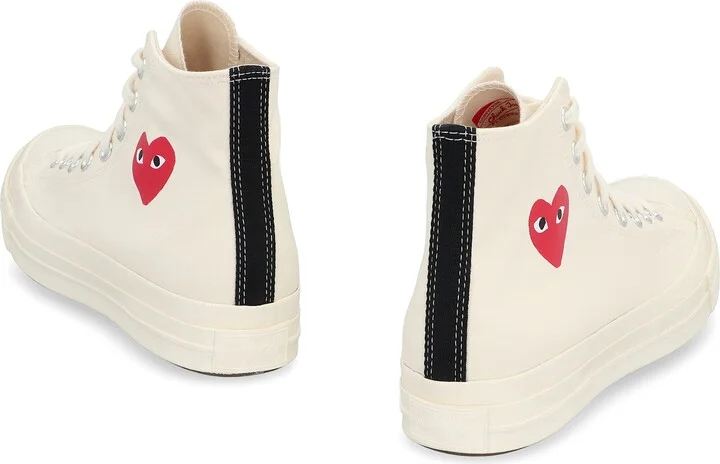 Converse X Comme Des Garçons Play - Chuck 70 High-top Sneakers - Image 4