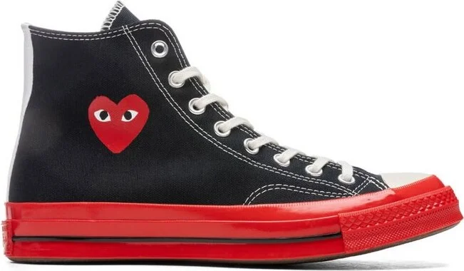 Converse X Comme des Garçons Play Chuck 70 High-Top Sneakers