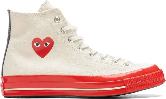 Converse X Comme des Garçons Play Chuck 70 High Top Sneakers