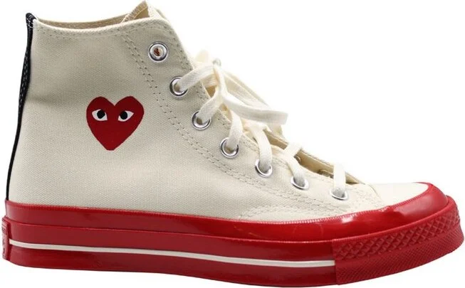 Converse X Comme des Garçons Play Chuck 70 High Top Sneakers