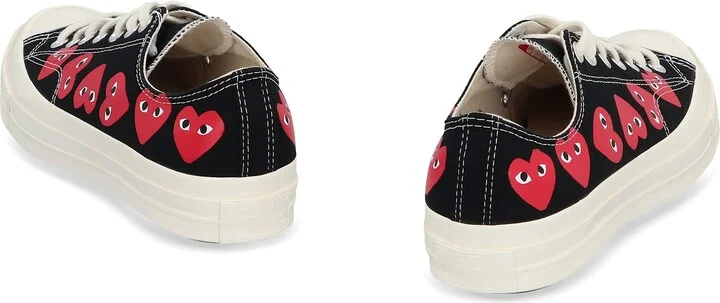 Converse X Comme Des Garçons Play - Chuck 70 Low-top Sneakers - Image 4