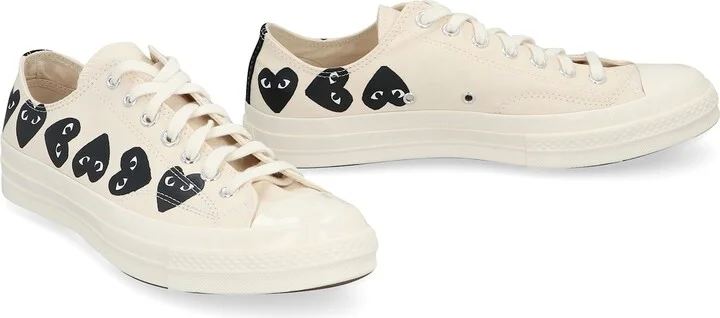 Converse X Comme Des Garçons Play - Chuck 70 Low-top Sneakers - Image 3