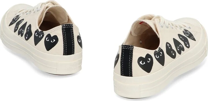 Converse X Comme Des Garçons Play - Chuck 70 Low-top Sneakers - Image 4