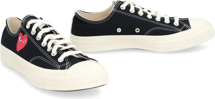 Converse X Comme Des Garçons Play - Chuck 70 Low-top Sneakers - Image 3