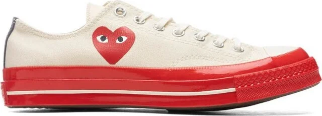 Converse X Comme des Garçons Play Chuck 70 Low Top Sneakers